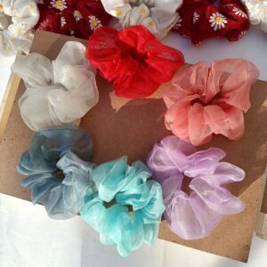 Organza-Scrunchies
