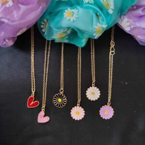 Charm Neckpieces- Daisies and Hearts