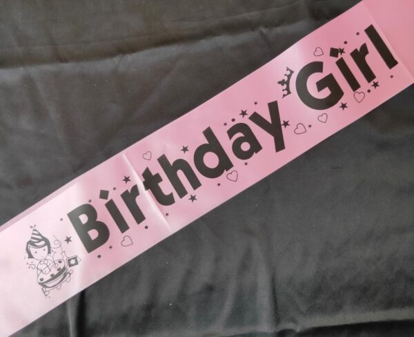 Birthday-girl Sash