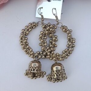 Ghungroo-Oxidized-Jhumki