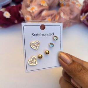 Anti-tarnish-Triple-Piercing-Card