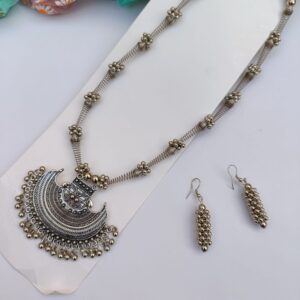 Aabroo-Oxidised-Choker-Set