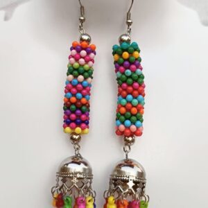 Long-Colourful-Ghungroo-Drop-Earrings