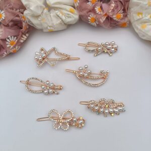Rhinestone-Pearl-Backclips
