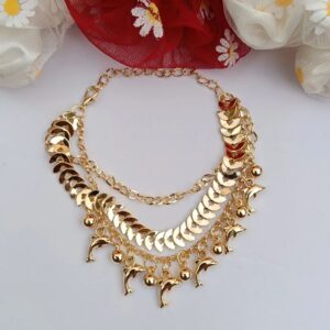 Golden-Stack-Dolphin-Bracelets