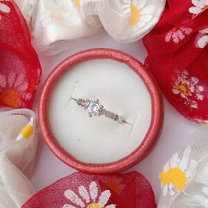 Silver-Serena-Anti-Tarnish-Solitaire-Ring-(Adjustable)