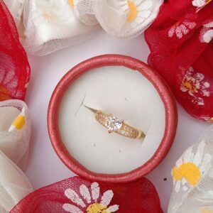 Anti-Tarnish-Holly-Gold-Ad-Ring-(Adjustable)