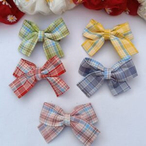 Baby-Checked-Bows