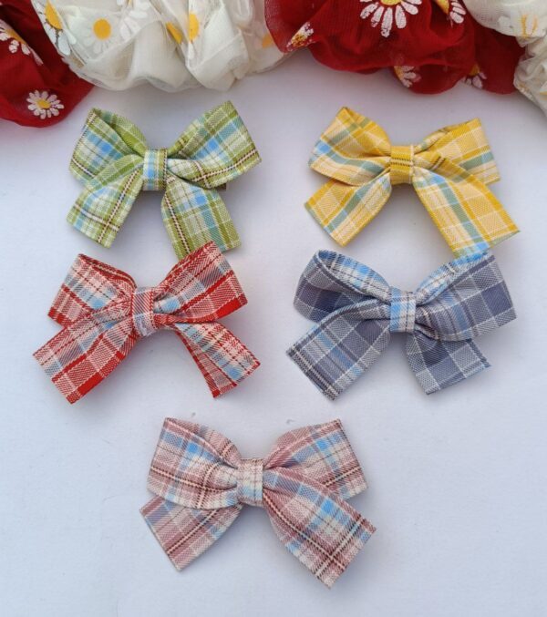 Baby-Checked-Bows