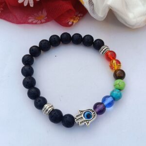 Unisex-Multi-Colour-Beaded-Seven-Element-Bracelet