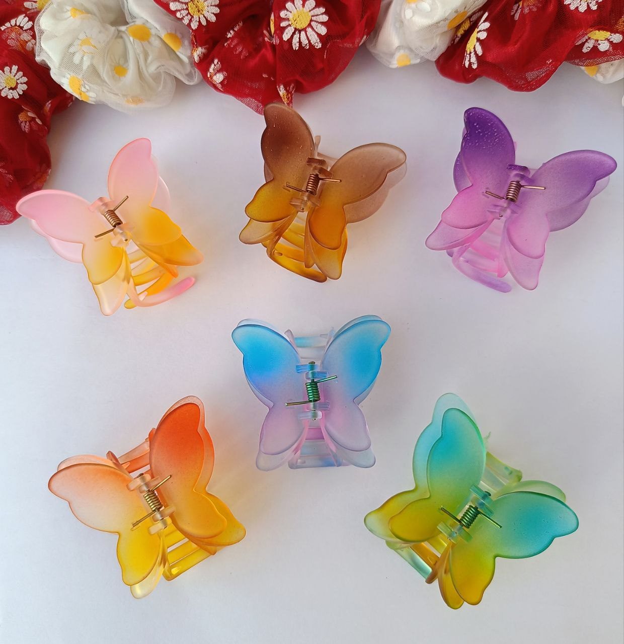 Dual Colour Butterfly Double Wing Claws - Selisia Fashion