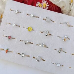 Silver-Minimal-Rings-(Adjustable)