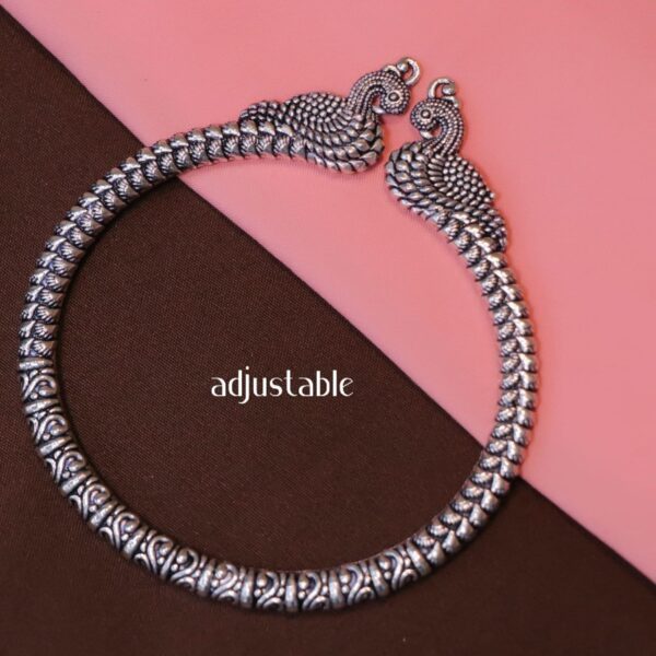 German-Silver-Brass-Peacock-Adjustable-Bracelet
