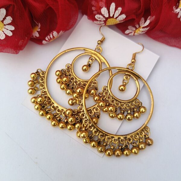 Veena Golden Jhumki - Selisia Fashion