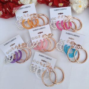 Hoops-Earrings-Combo-(Pack-of-6)