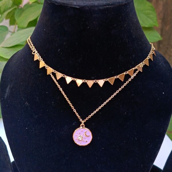 Dual-Layered-Purple-Sun-Moon-Neckpiece