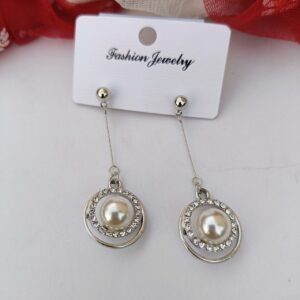 Dangling-Silver-Earrings
