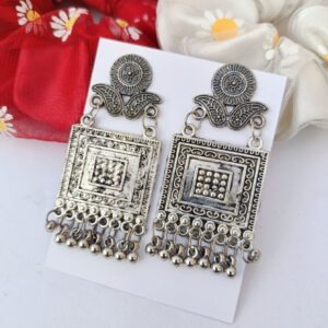 Antra-Silver-Jhumki