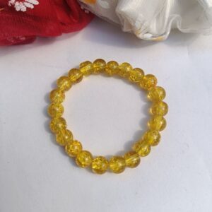 Yellow-Crystal-Beaded-Bracelet