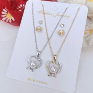 Bff-Heart-Neckpiece-set