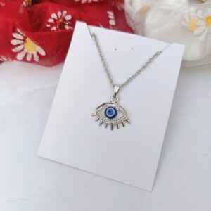 Evil-Eye-Silver-Lashes-Necklace