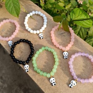 Panda-Beaded-Bracelets-(Adjustable)